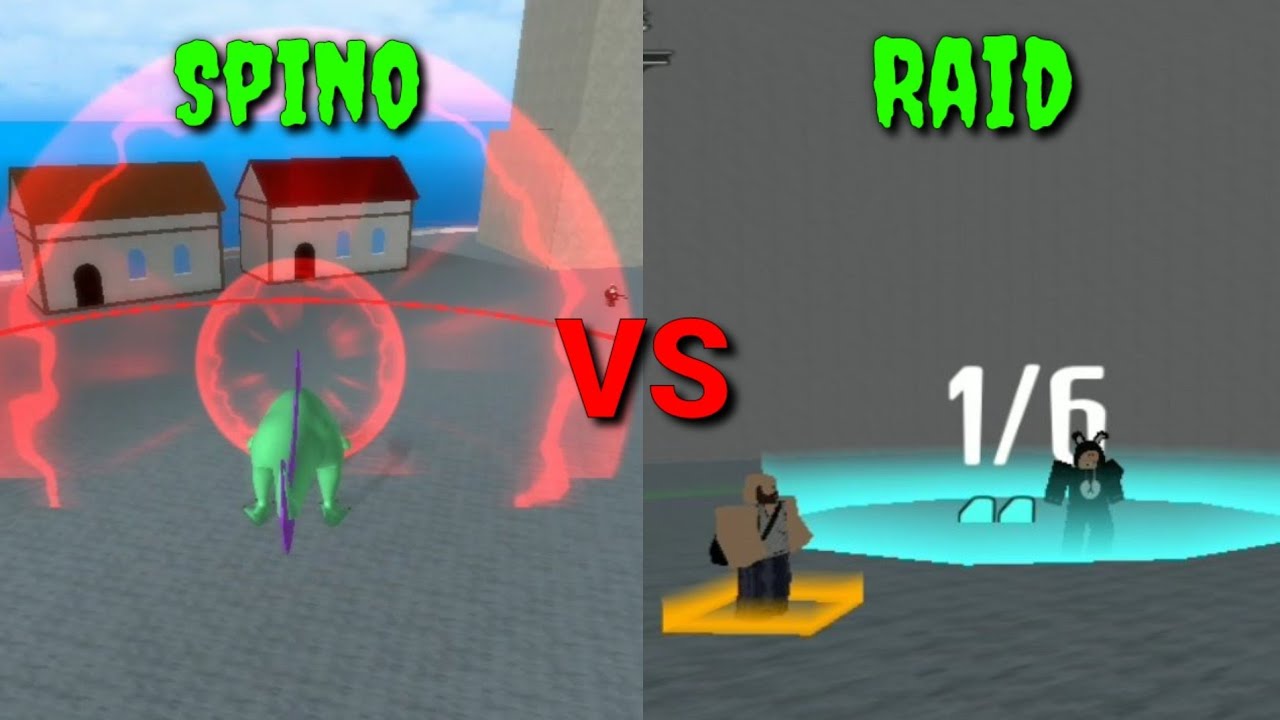 Spino fruit vs raid (solo raid) | king piece [second sea]