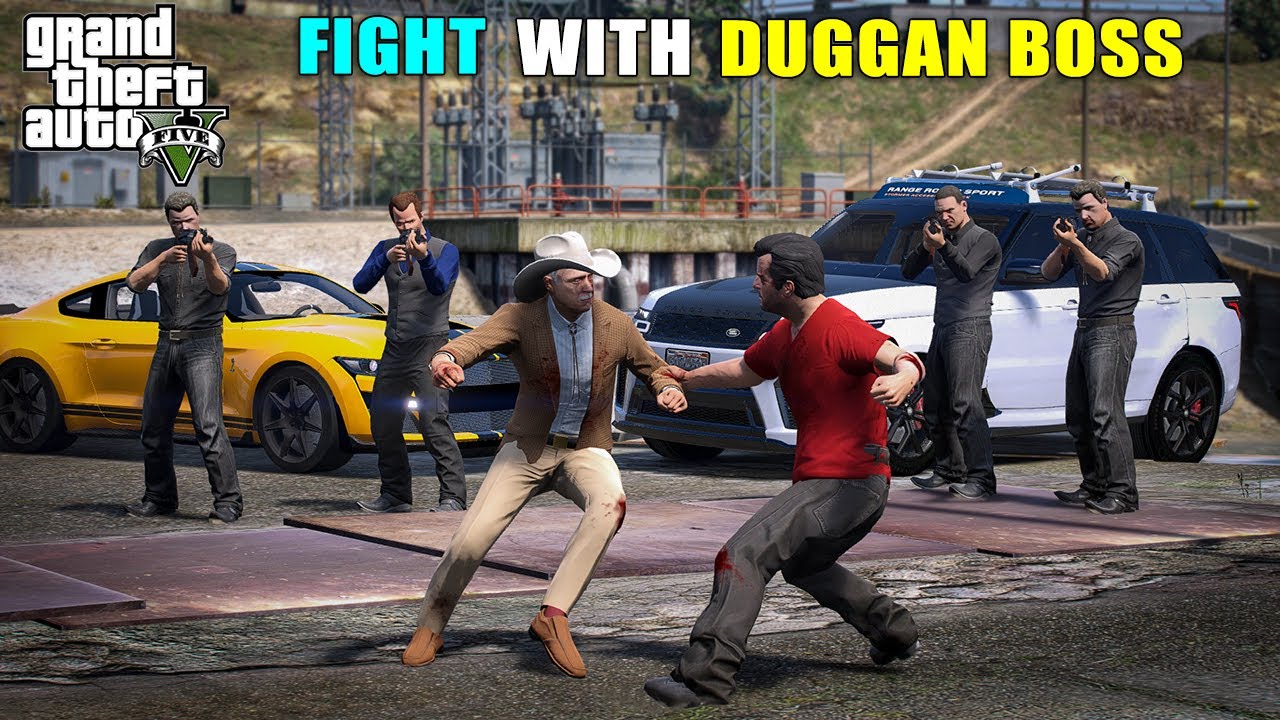 GTA 5 : MICHAEL'S BIG FIGHT WITH DUGGAN BOSS || BB GAMING