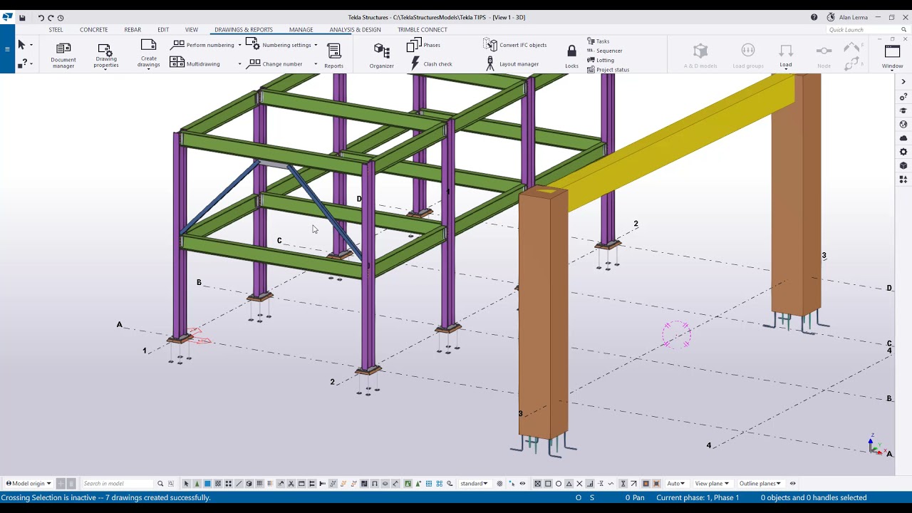 Tekla Tips - Master Drawing LATAM