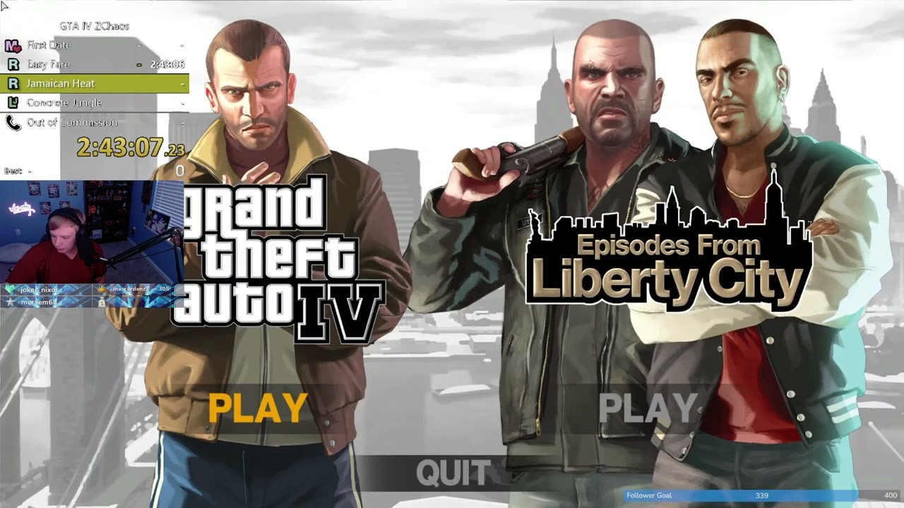 GTA IV With Chat Controlled Chaos Mod - Part 2 - SUBS Activate 10 RANDOM EFFECTS