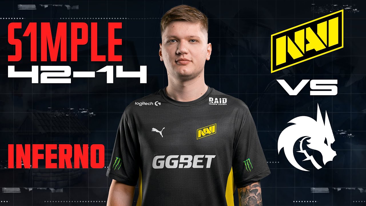 42 фрага от s1mple vs Spirit на StarLadder CIS RMR 2021 (NAVI POV)