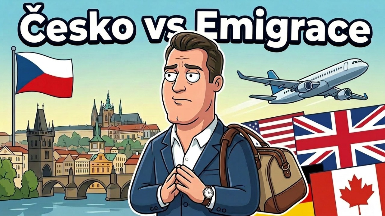 Česko vs Emigrace - Kam se Češi stěhují a proč?