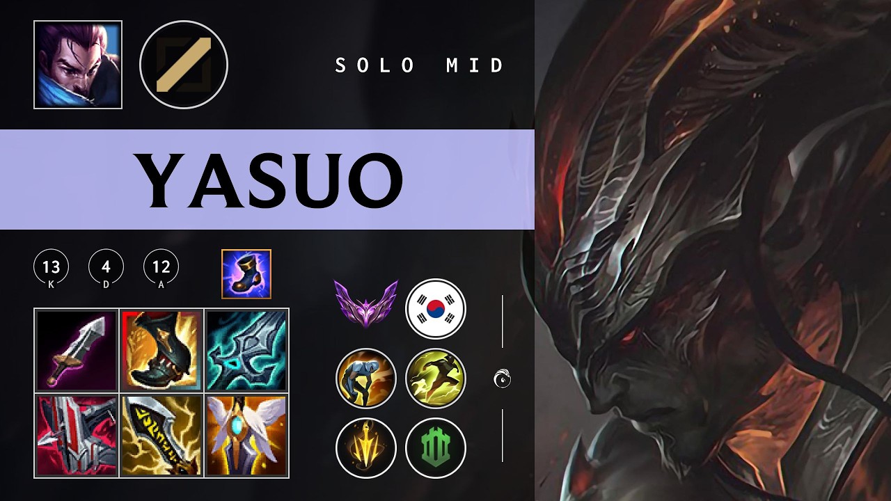 Yasuo Mid vs Ryze - KR Master Patch 26.05