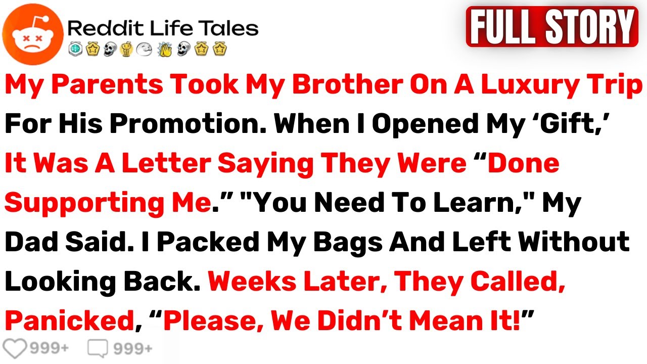 My Parents Took My Brother On A Luxury Trip For His Promotion. When I... - Best Reddit Stories