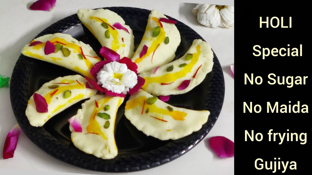 No Sugar No Maida No Frying Guilt free Gujiya Recipe | होली स्पेशल गुझिया रेसिपी | Cook with Mamta 