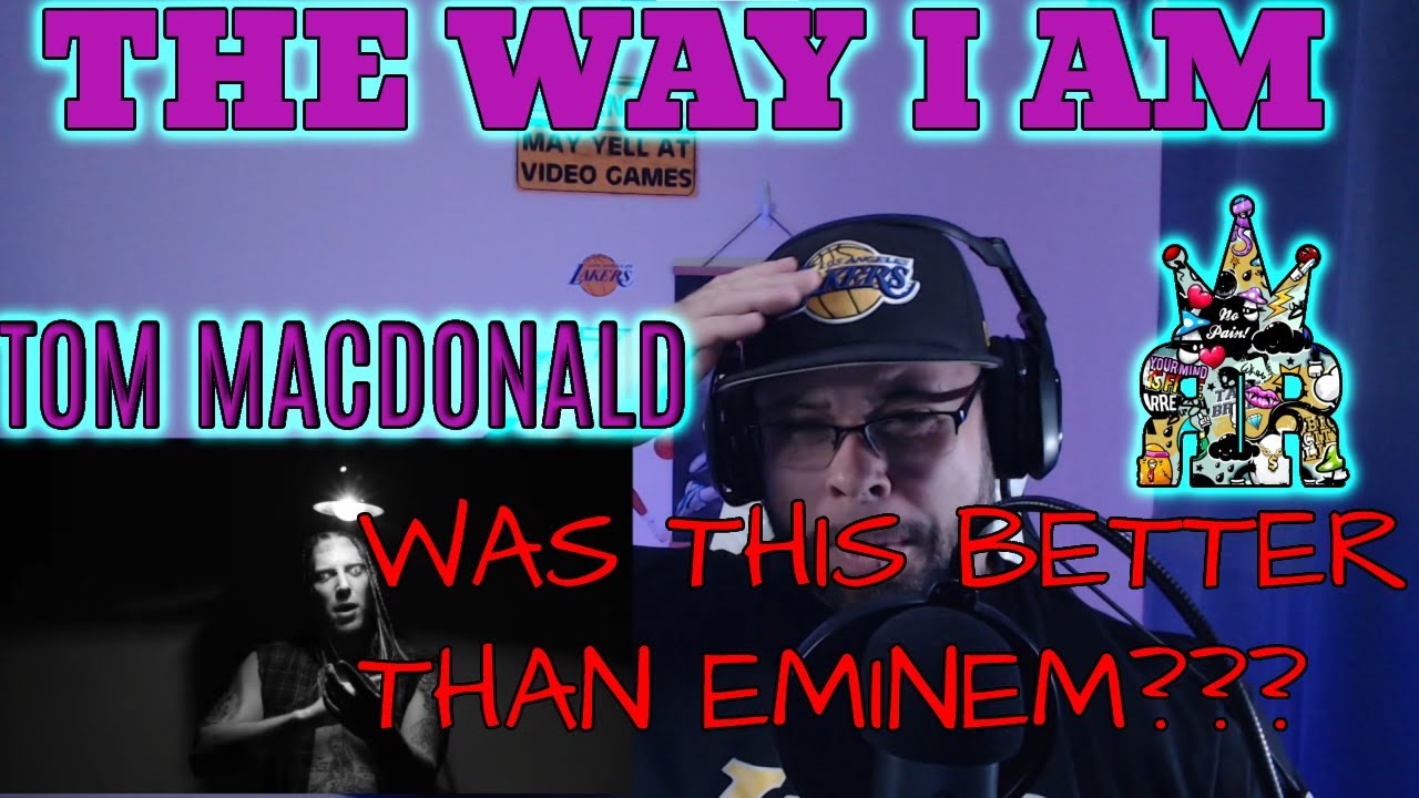 First time hearing the way i am remix Tom Macdonald(Rob Reacts)