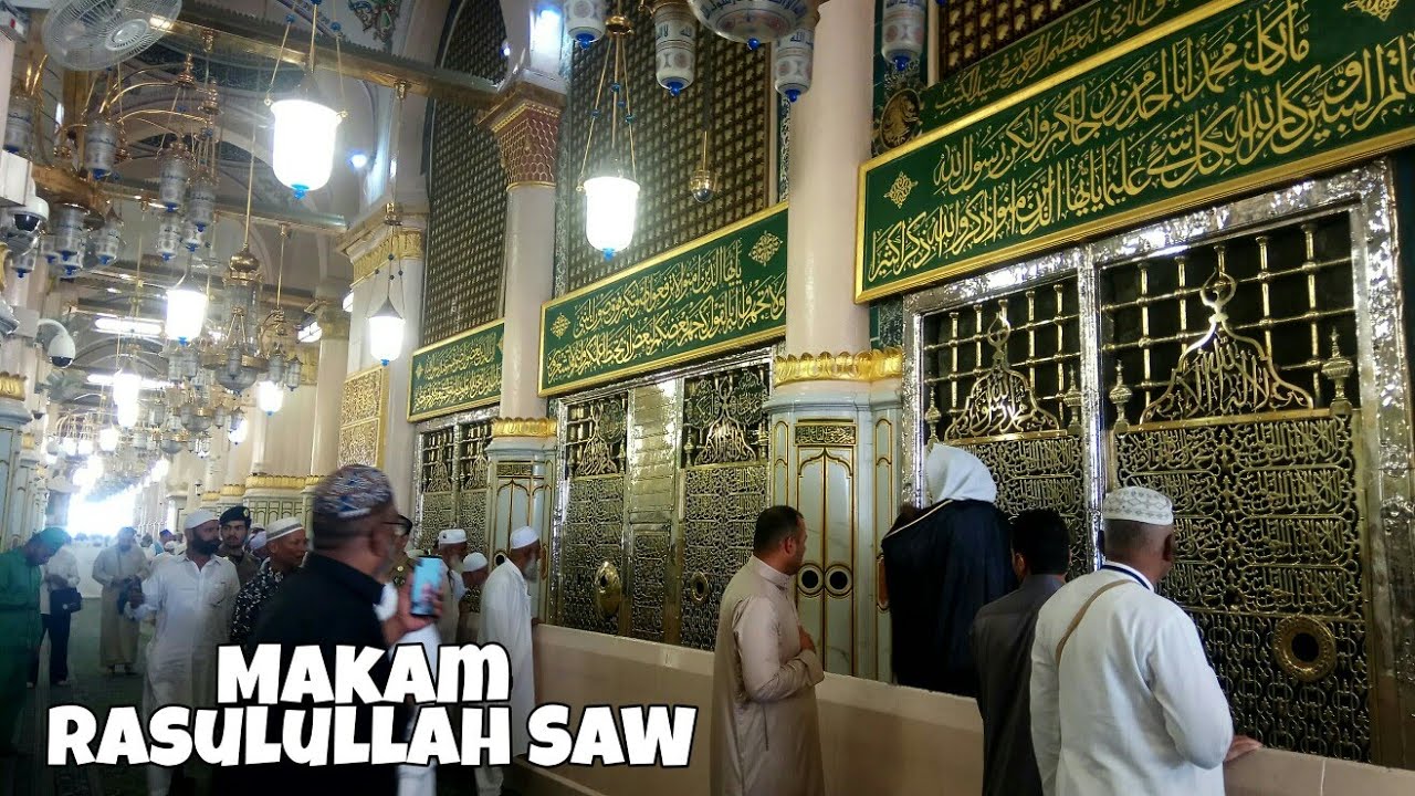 Melihat Raudhah Mimbar Hingga Makam Rasulullah dari dekat | Assalam Gate - Al Baqia Gate Nabawi