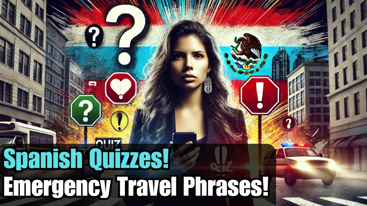 Spanish Quiz |  Emergency Travel Phrases |  Test your knowledge!