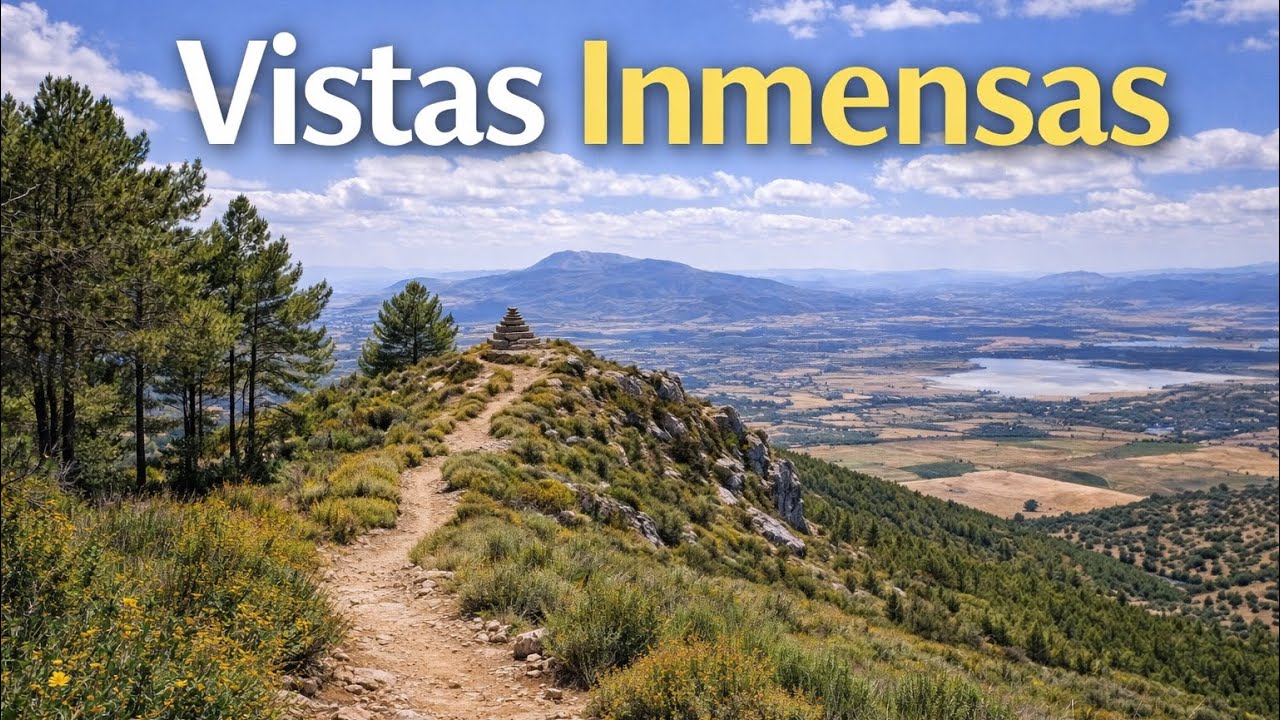Sierra de Málaga en 4K · Sendero con Vistas Inmensas - Walking Tour POV 4K