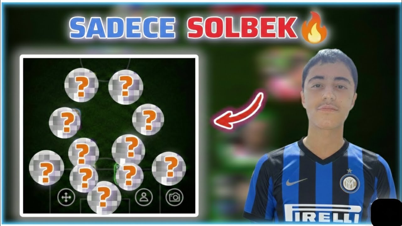 Solbeklerle 11 kurup maç oynadım 🔥 