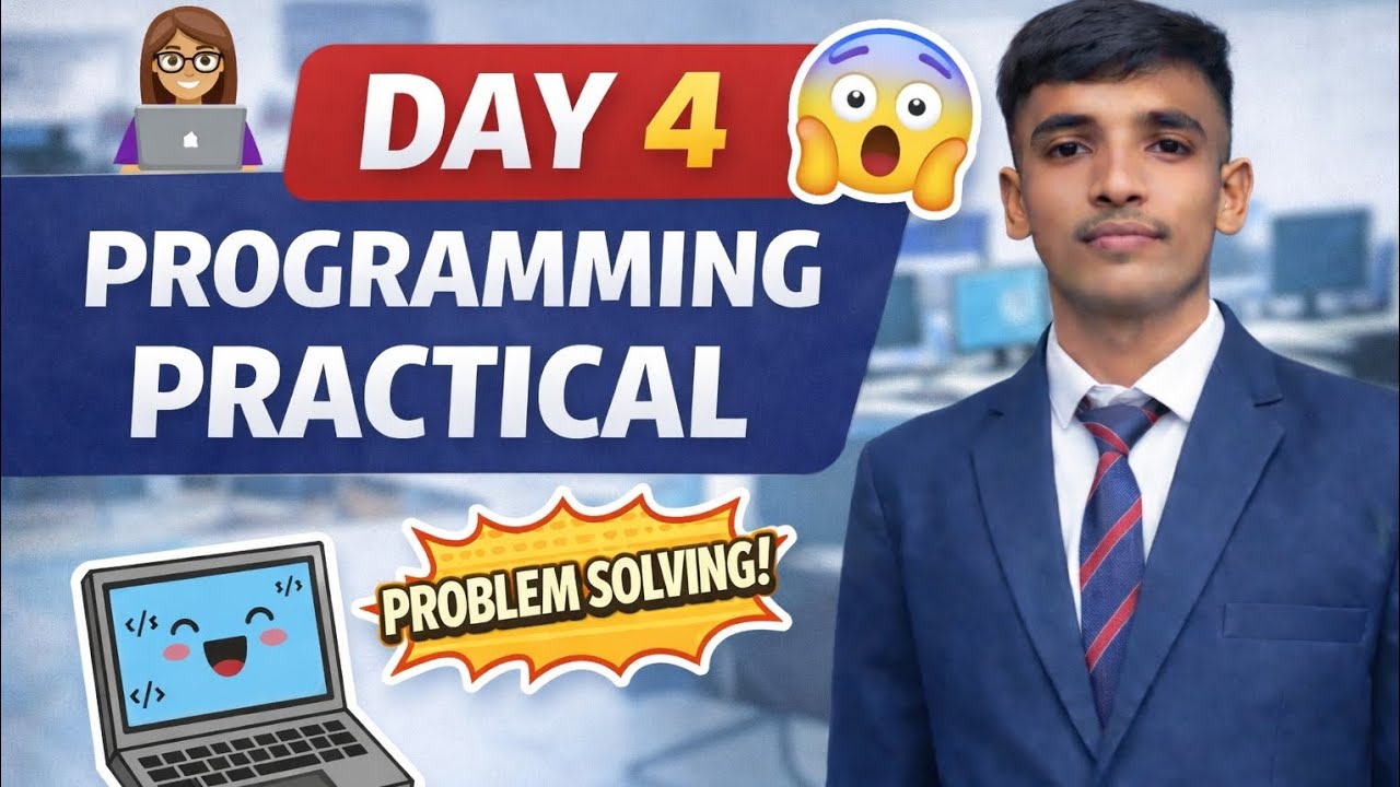 Problem Solving in Computer Programming – Day 4 👩‍💻 | Practical Session 
