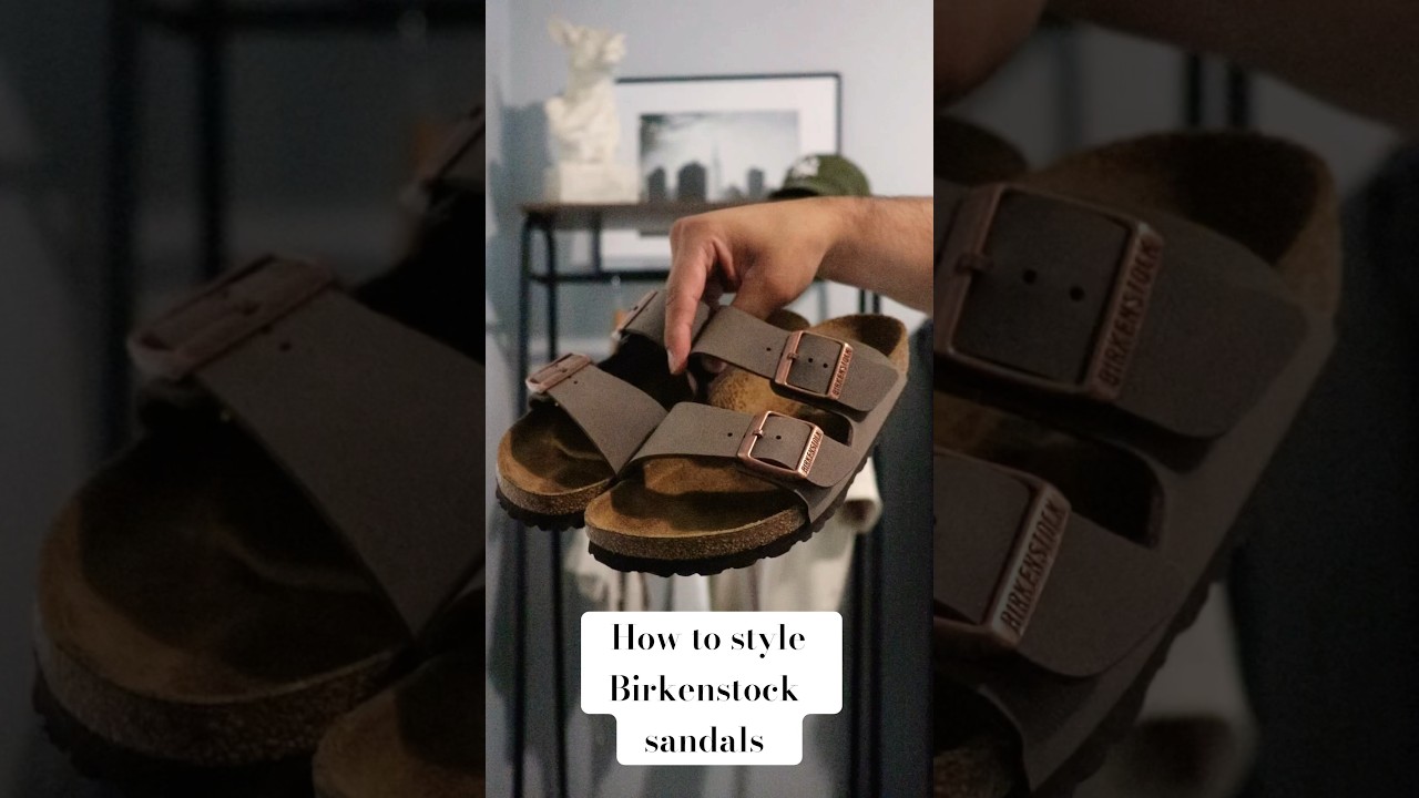 Styling Birkenstock sandals! ☀️ #fashion #mensfashion #style #styling #shorts