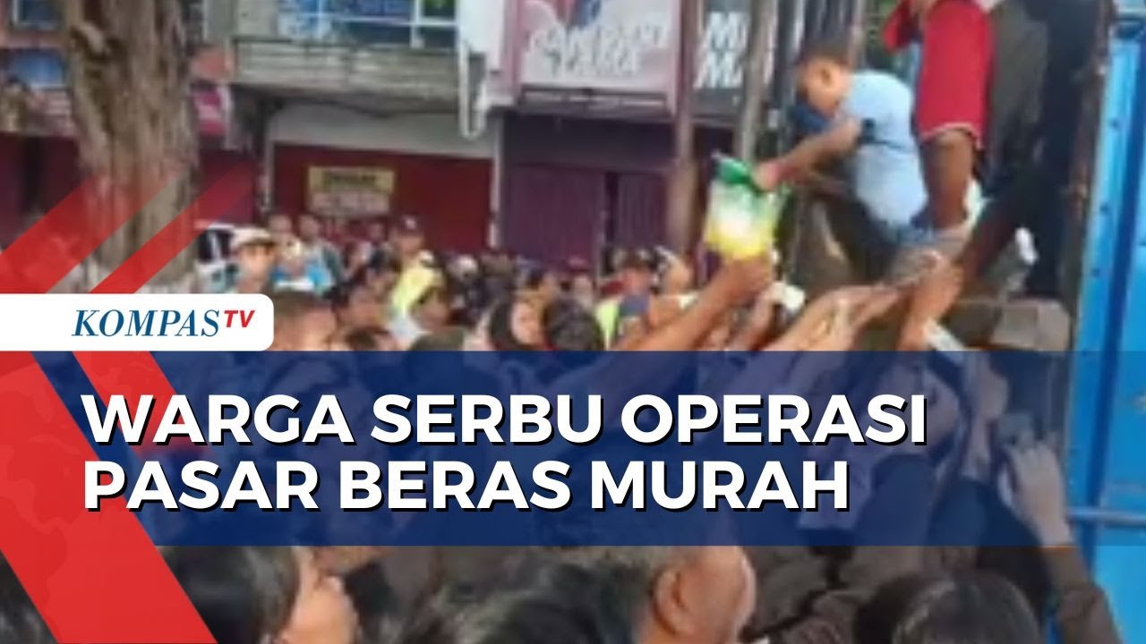 Pemkab Grobogan Sediakan 3 Ton Beras di Operasi Pasar Murah, Langsung Diserbu Warga