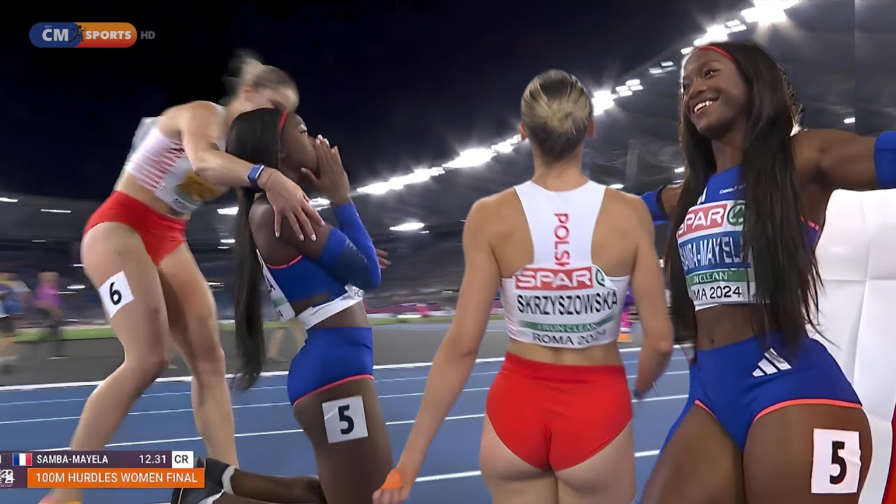 Cyréna SAMBA-MAYELA Dominates Women's 100m Hurdles Final ROMA 2024 Athletics