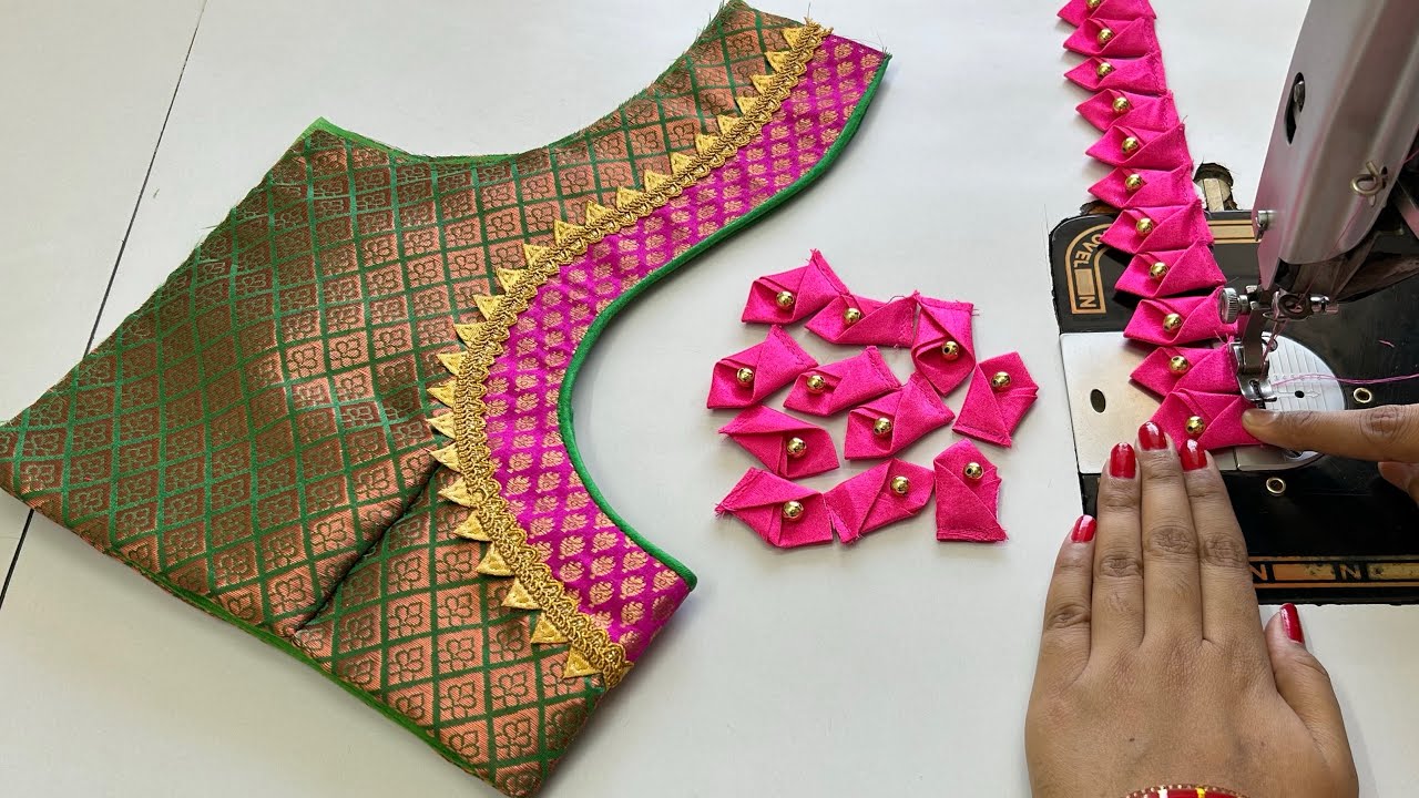 Latest Blouse Back Designs || Blouse Neck Design || Cutting And Stitching Back Neck Blouse Design