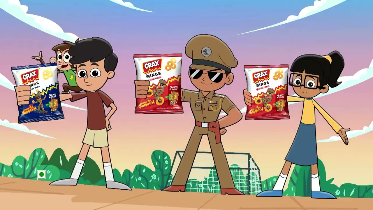 Crax Rings - Little Singham Edition Packs - 30sec Hindi