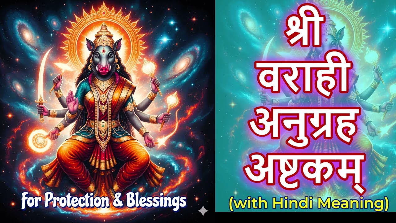 🪷 माँ वाराही का सबसे शक्तिशाली मंत्र | Varahi Anugraha Ashtakam | Protection from Evil Eye & Enemies