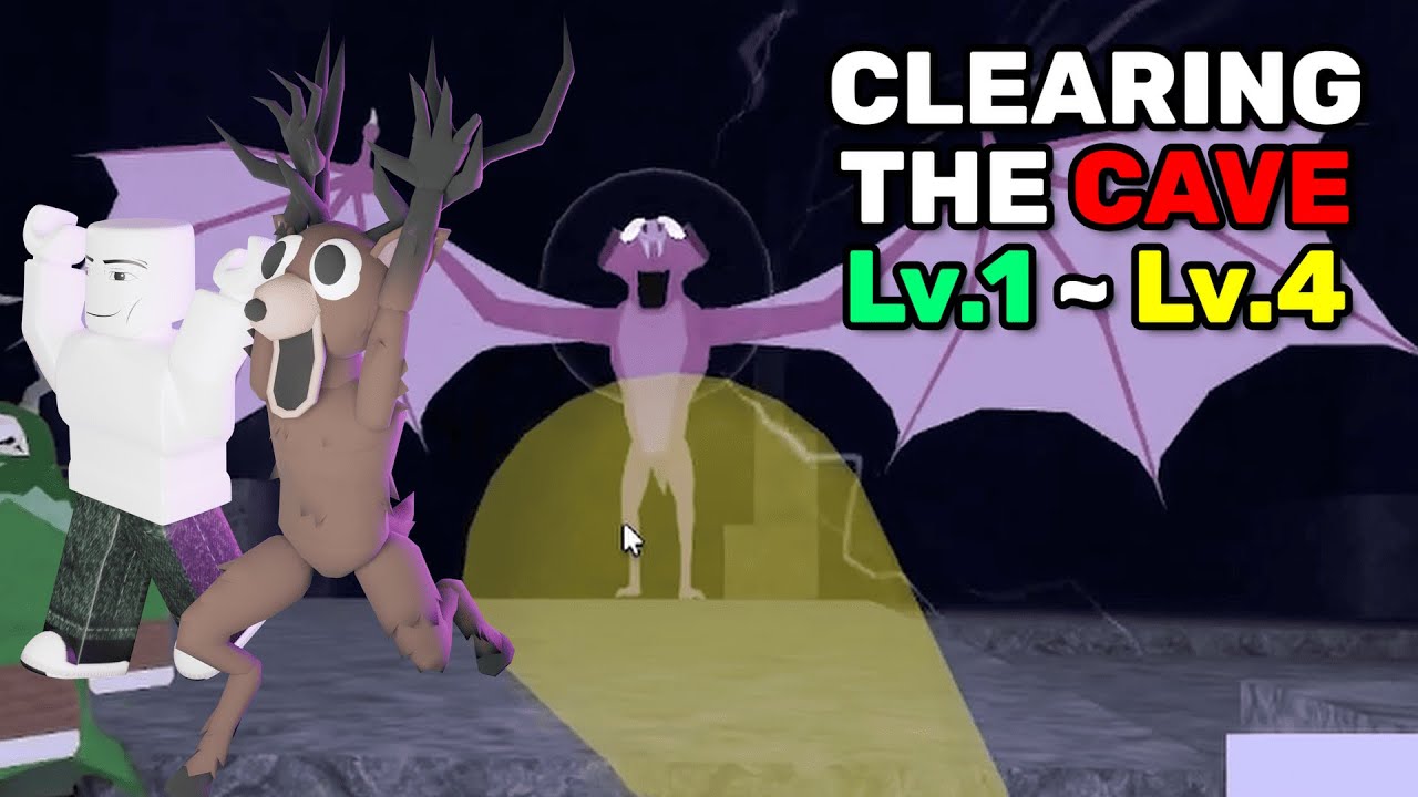 Clearing the Cave Full Gameplay 99 Nights in the Forest The Bat and Cave Update | Roblox