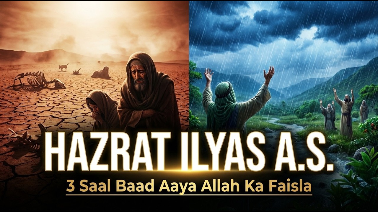 Hazrat Ilyas Aur 450 Buthparast Ka Waqiya | Aasmaan Se Aag Nazil Hui | Manzil-e-Imaan