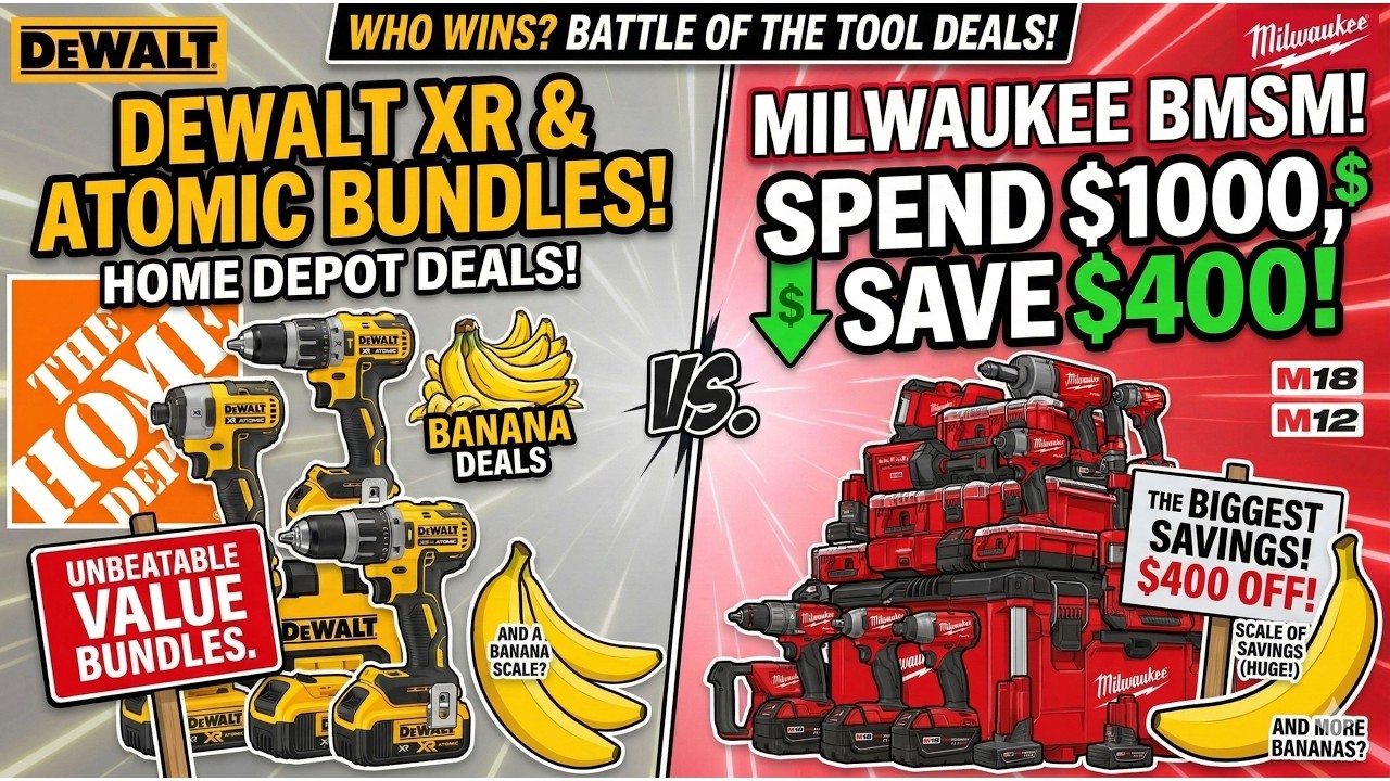 CRAZY DeWALT Deals At Home Depot Today!