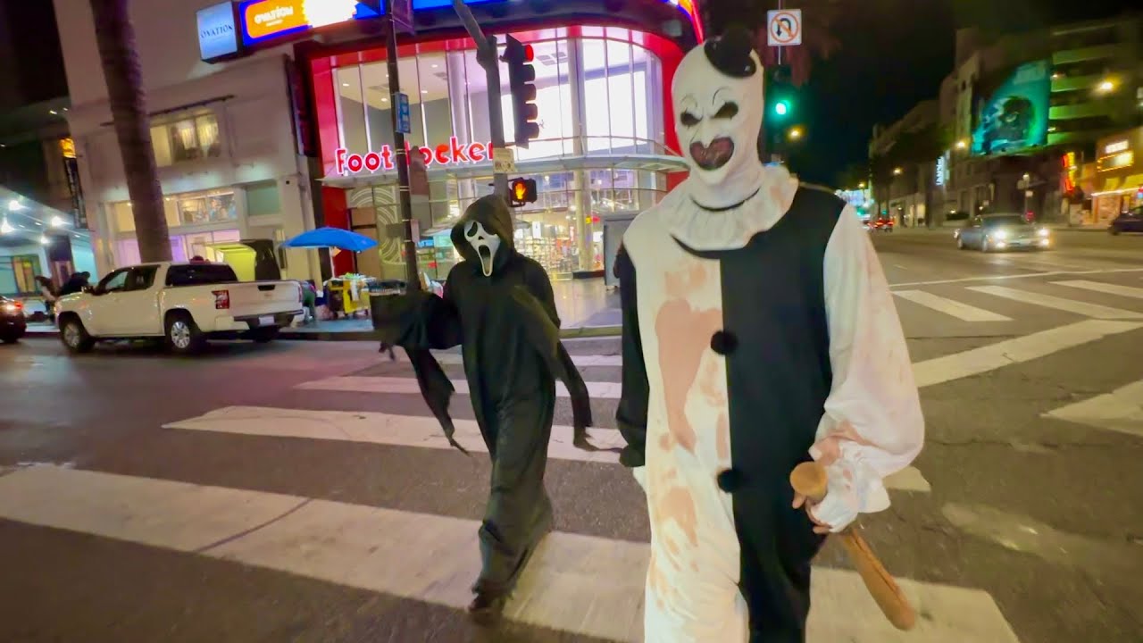 Scaring People On Hollywood Blvd