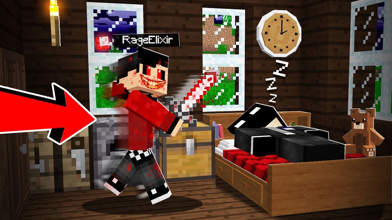 HE WAS SLEEPWALKING IN MINECRAFT... (SCARY)