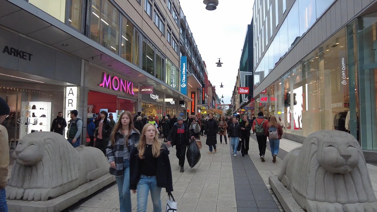 🇸🇪 Stockholm Mega Walk - Green Metro Line ALL stations -  [Hötorget to Odenplan] Part 6
