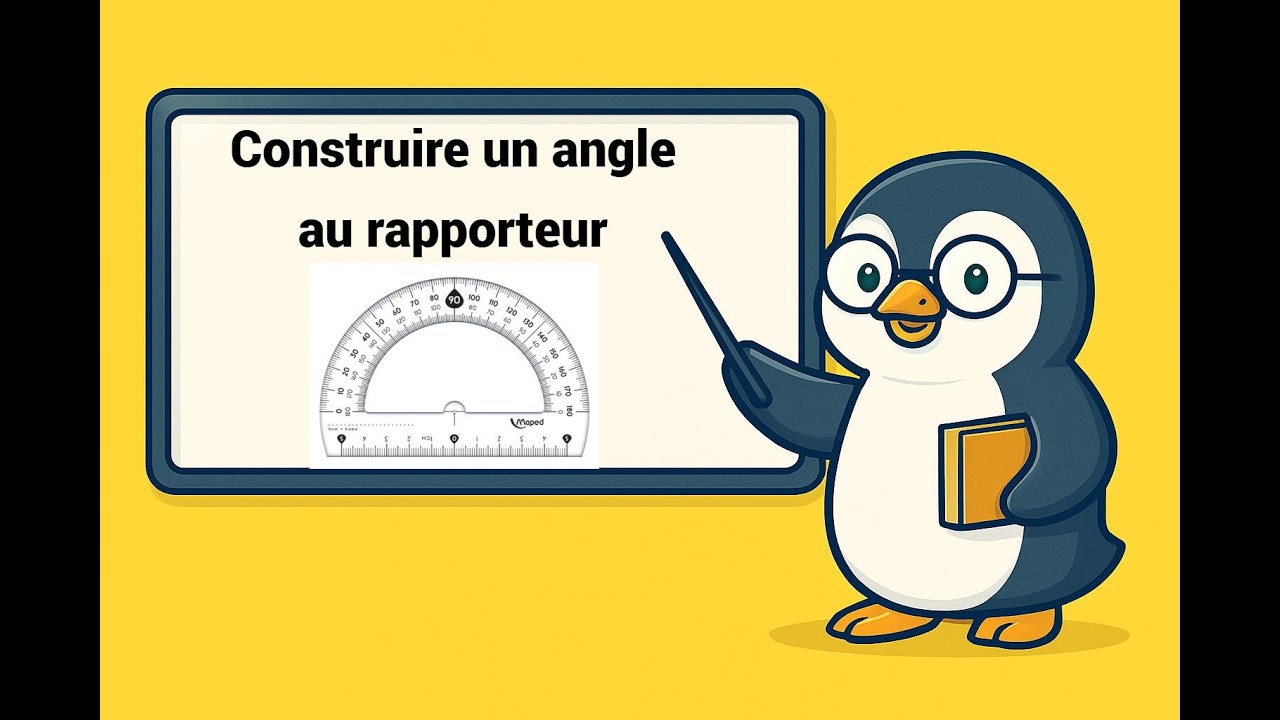 Construire un angle au rapporteur