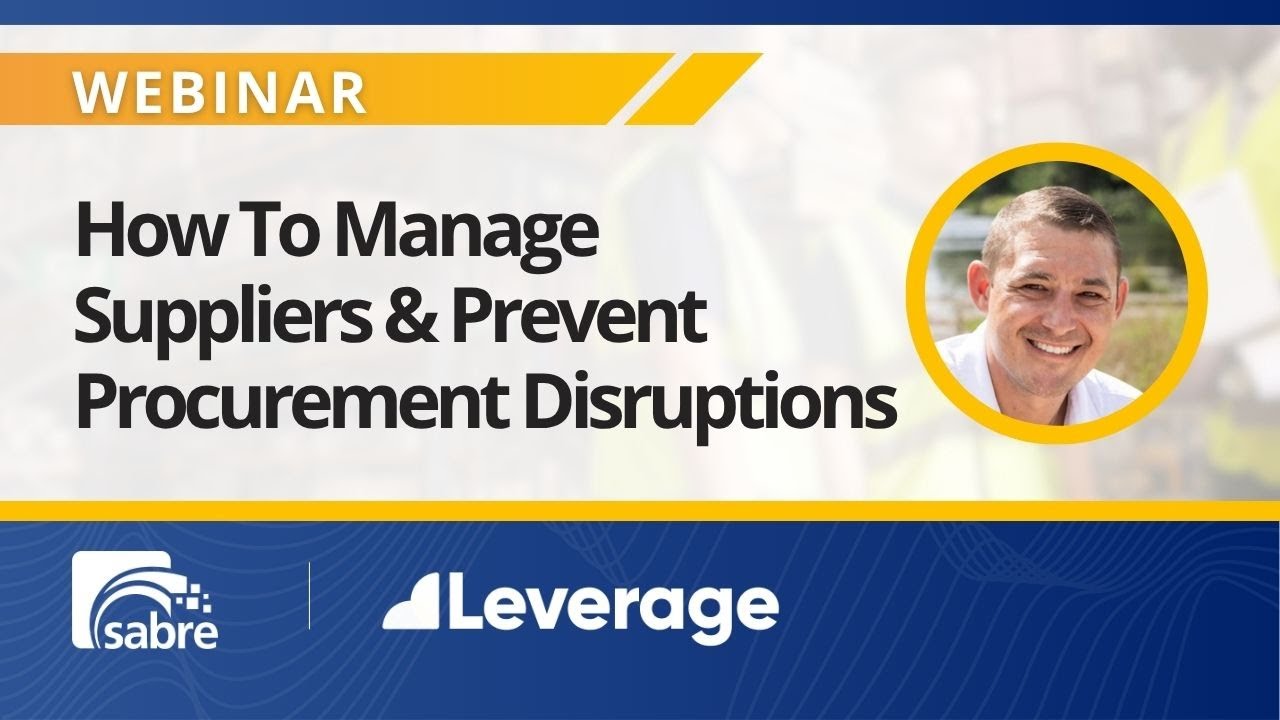 Leverage AI | How To Manage Suppliers & Prevent Procurement Disruptions