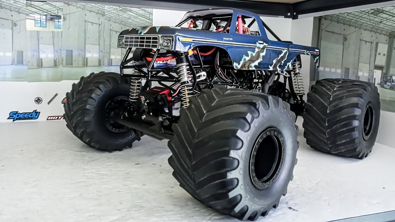 RC Monster Truck Losi LMT Truck Custom Full Tube Frame Chassis Step by Step build process