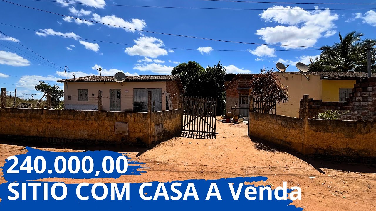 SÍTIO COM 2 CASA A VENDA NA ZONA RURAL DE ARAPIRACA-AL COM MUITAS FRUTEIRAS E ÁGUA ENCANADA #sitio 