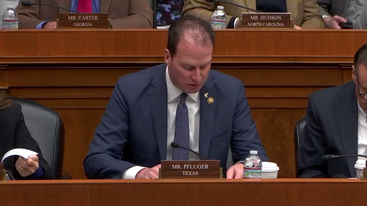 Rep  Pfluger Speaks in Favor of FENCES Act