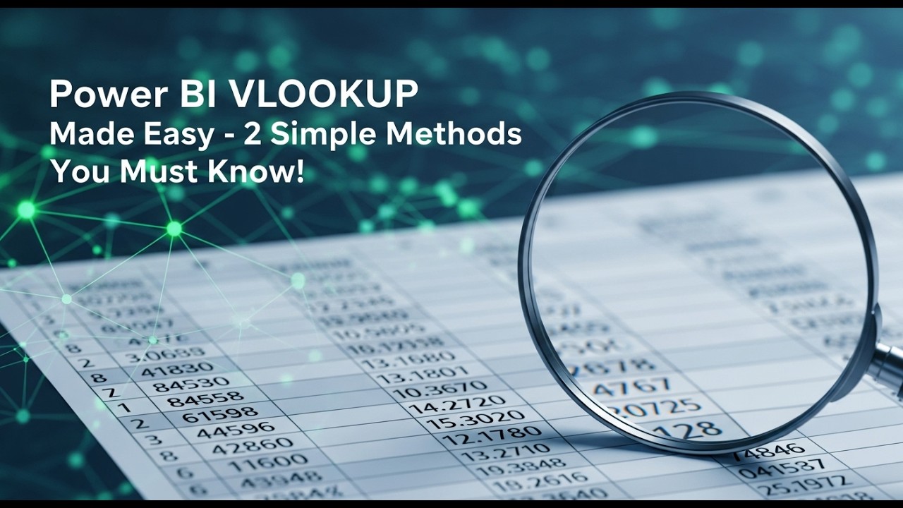 Функция VLOOKUP в Power BI стала проще 🔍 | 2 простых метода, которые вы обязательно должны знать!