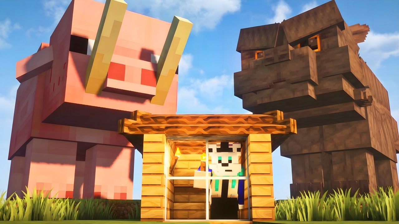 SOBREVIVO AL CATZILLA Y AL PIGZILLA EN MINECRAFT