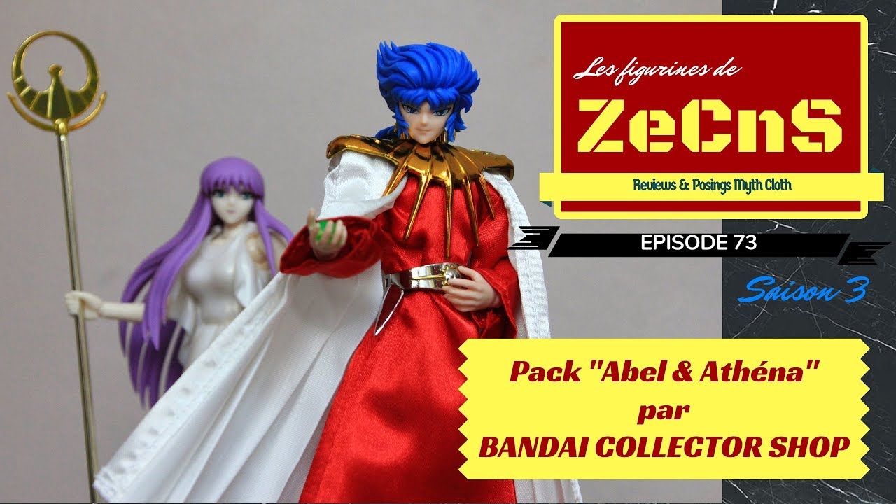 Saint Seiya Myth Cloth - Les Figurines de ZeCnS - Pack Abel & Athéna Bandai Collector Shop Review