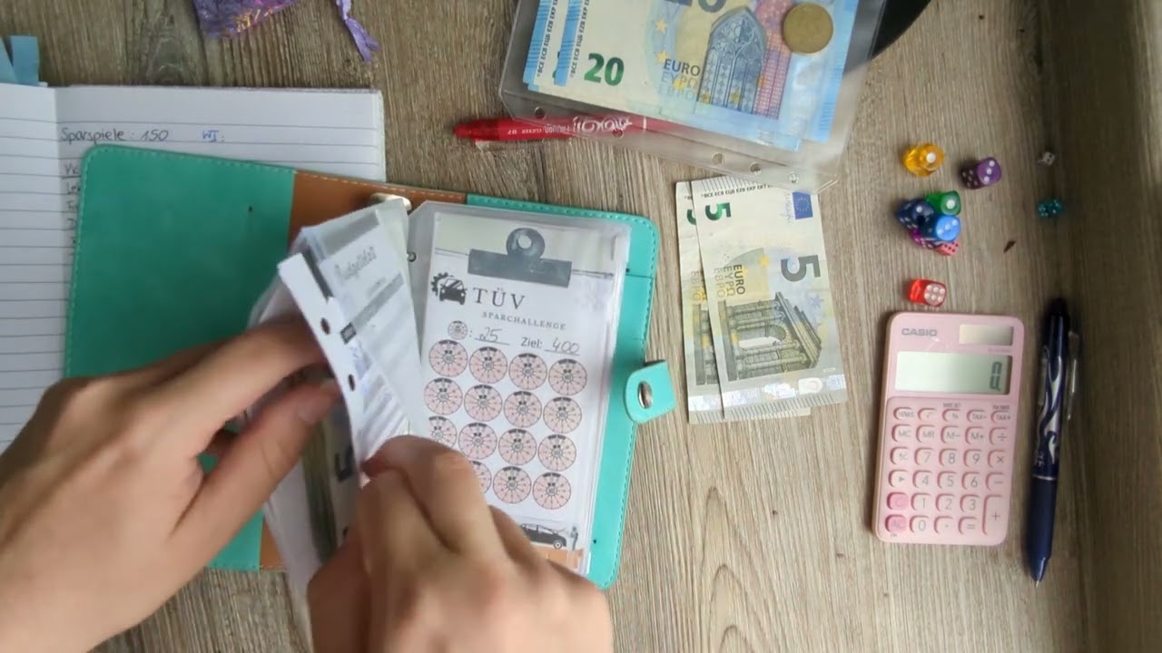🌻🌻Wochenabschluss 1 - Juli 2023 - Budgetplanung - Umschlagmethode 🌻🌻