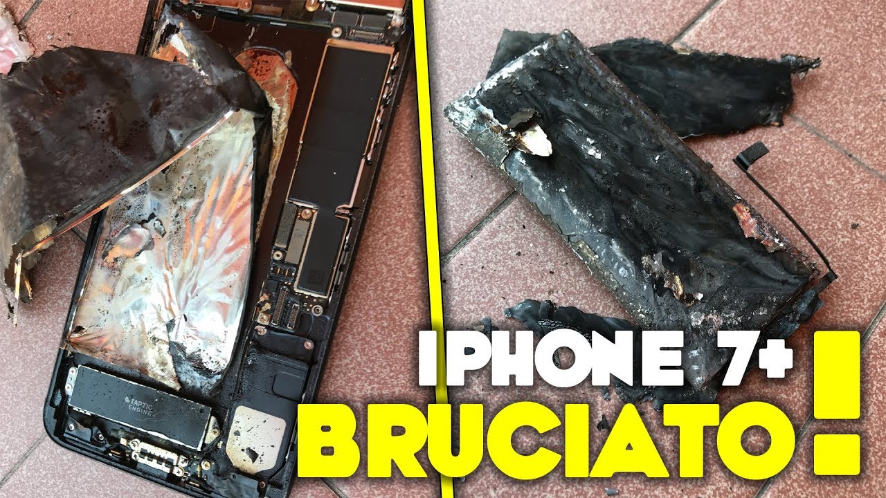 L'IPHONE 7 HA PRESO FU0C0 (ma poteva andare molto peggio)