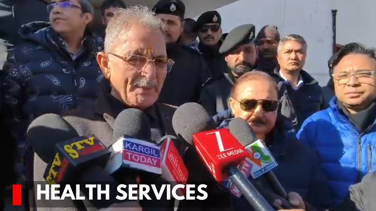 Govt Working On Providing Health Services In Remote Areas : LG Ladakh