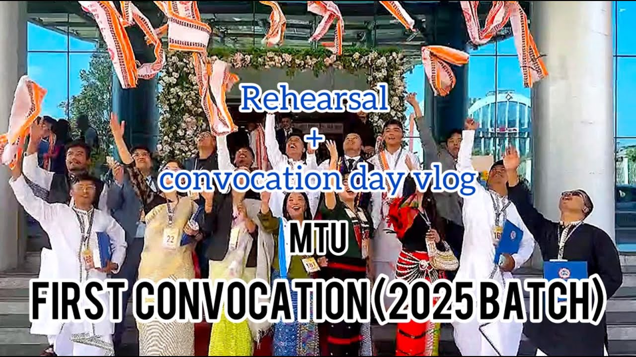29th JAN FIRST CONCOCATION 🧑‍🎓 | MANIPUR TECHNICAL UNIVERSITY || MEMORIES VLOG 🫂🎊✨