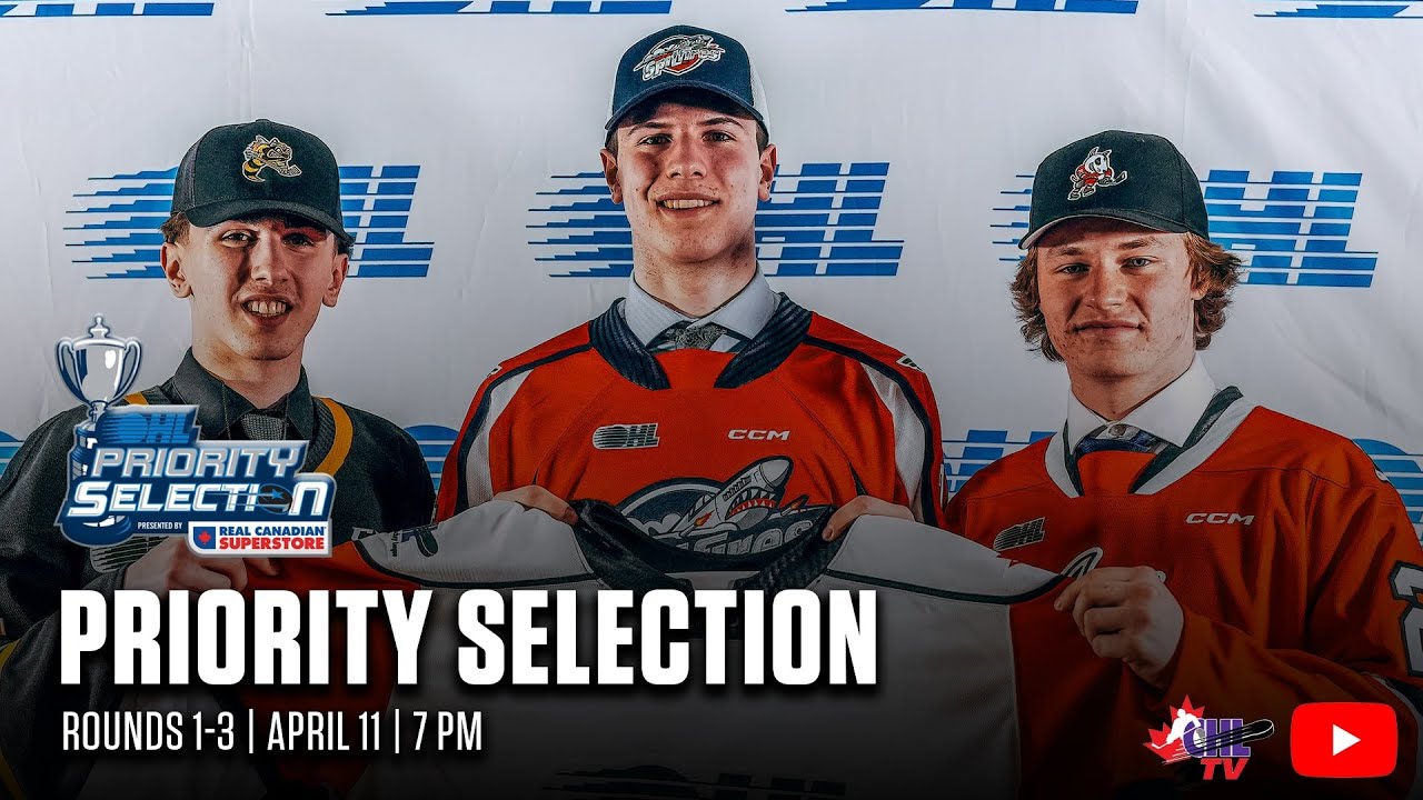2025 OHL Priority Selection Rounds 1-3 