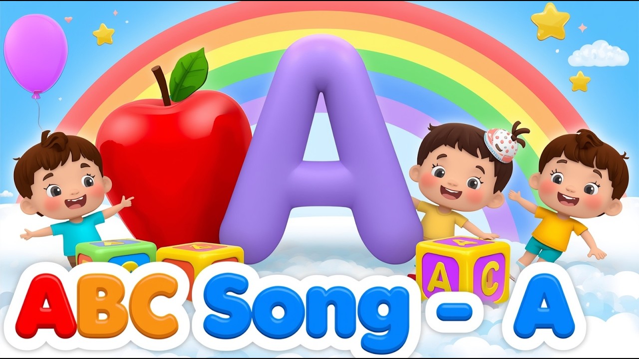 ABC song Nursery Rhymes Nick Songs + Fun Songs for Kids | Cartoon | Music for Kids Baby| part 1