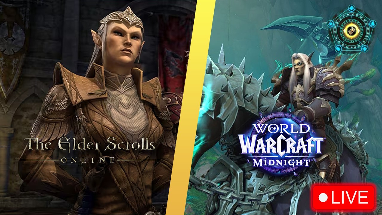 ESO SEASON ZERO PREP, SENDING IT ➡️ WoW MYTHICS w/ STREAMERS LATER❗!exitlag