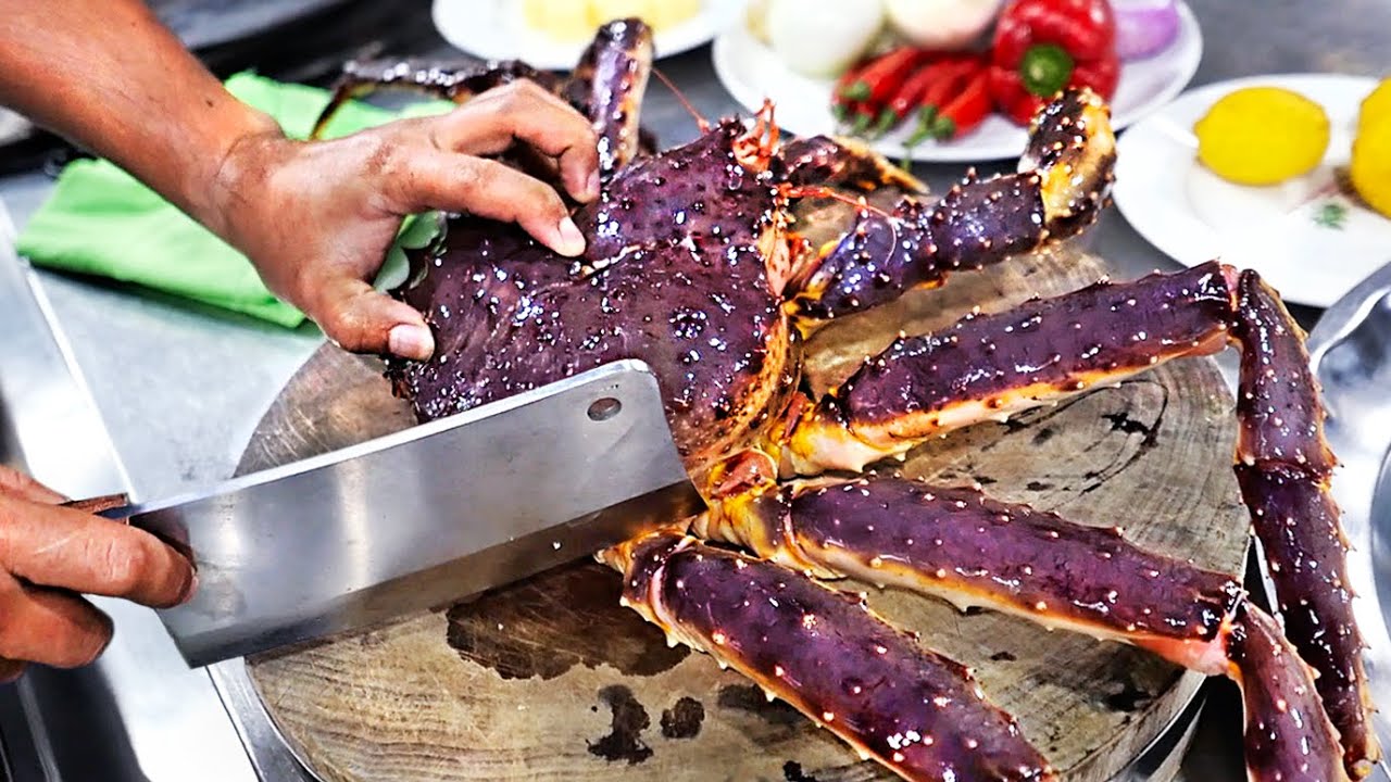 ГИГАНТСКИЙ АЛЯСКИНСКИЙ КОРОЛЕВСКИЙ КРАБ Вьетнамская кухня