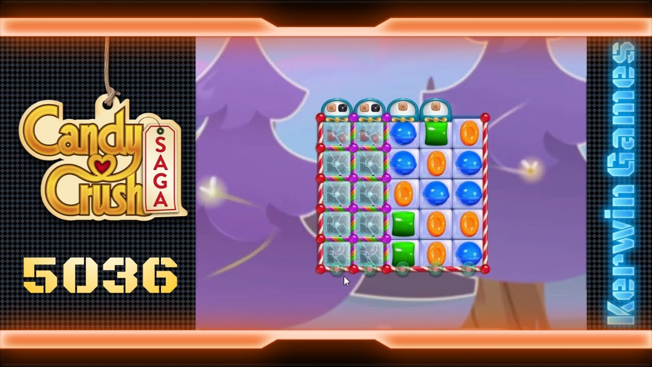 Candy Crush Saga Level 5036 - No Boosters
