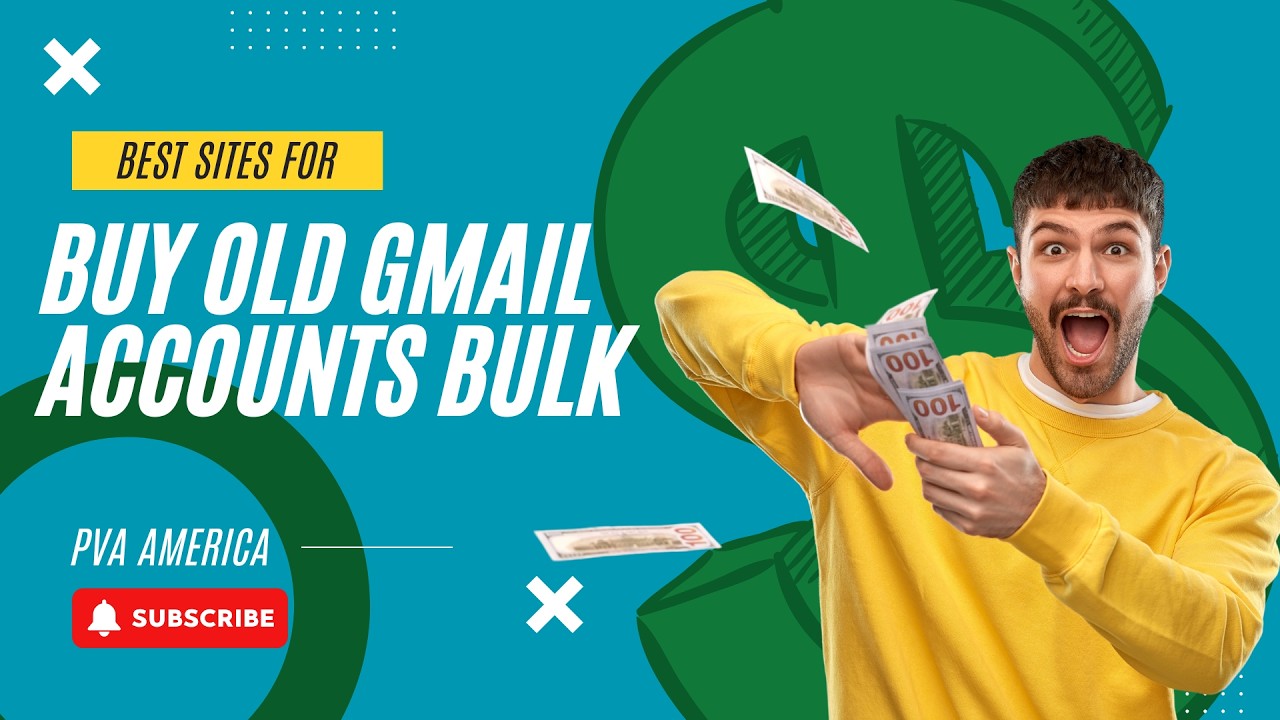 Buy Gmail PVA Accounts Bulk Aged and Email Verified