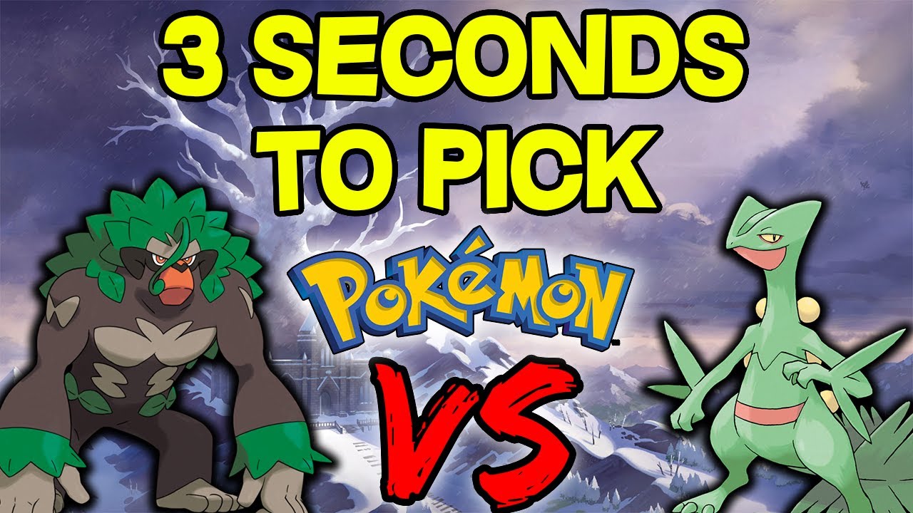 We Have 3 Seconds to Choose a Pokemon...Then we FIGHT!