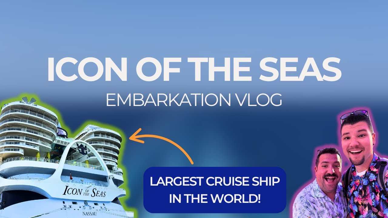 We Sailed on the Largest Cruise Ship in the WORLD! Icon of the Seas - Embarkation Vlog | July 2025