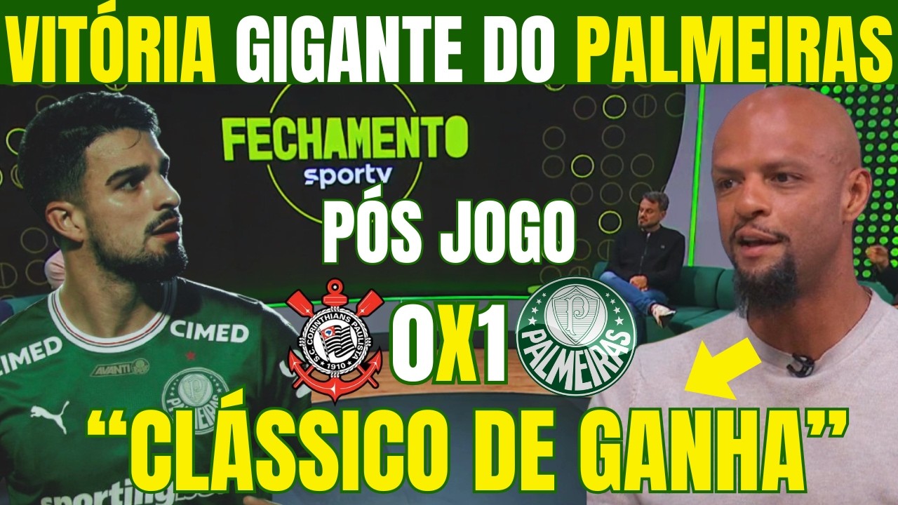 PÓS JOGO DO PALMEIRAS! FELIPE MELO PERFEITO NA ANÁLISE DA VITÓRIA DO VERDÃO! 