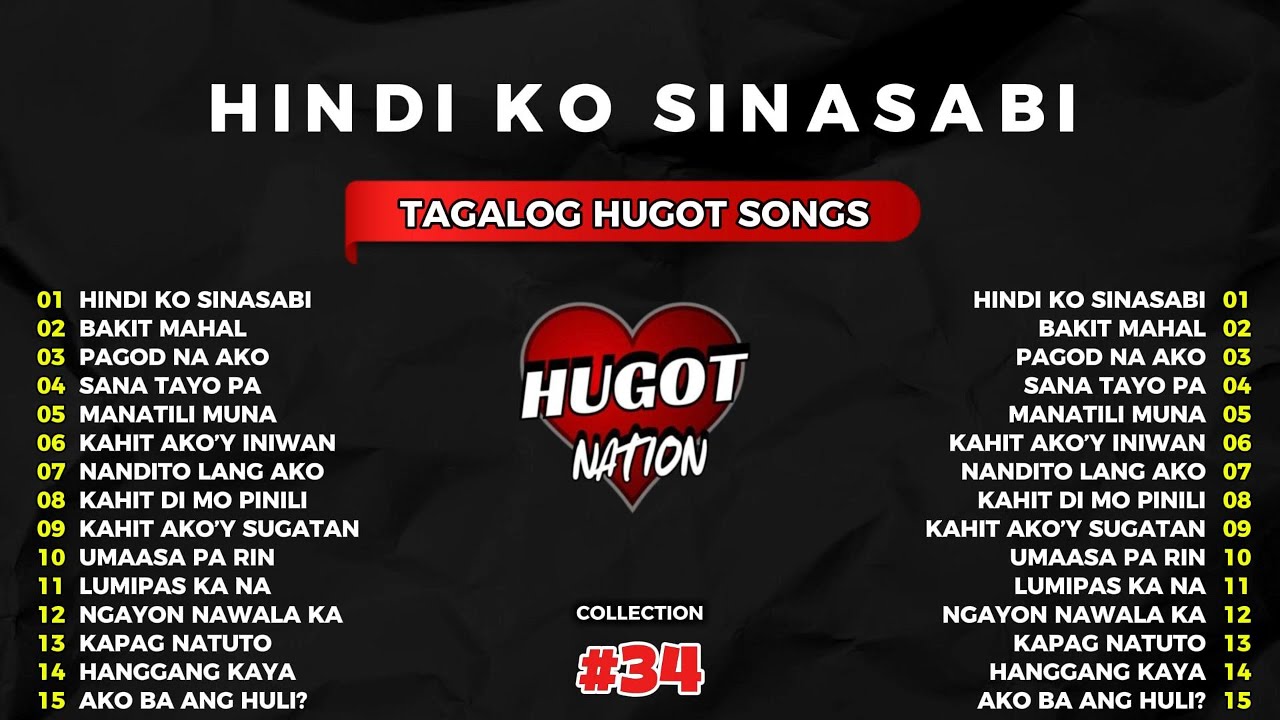 💔【HUGOT SONGS #34】“HINDI KO SINASABI” | Tagalog Hugot Song Playlist 2026