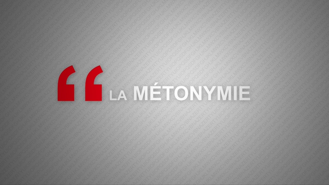 Métonymie